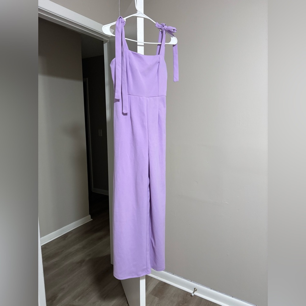Lavender Sleeveless Jumpsuit